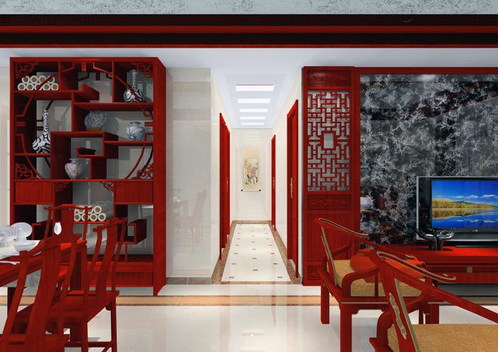 网信快3·(中国游)官方网站家装：拉萨合景新鸿基·泷景113㎡新中式装建成效鉴赏