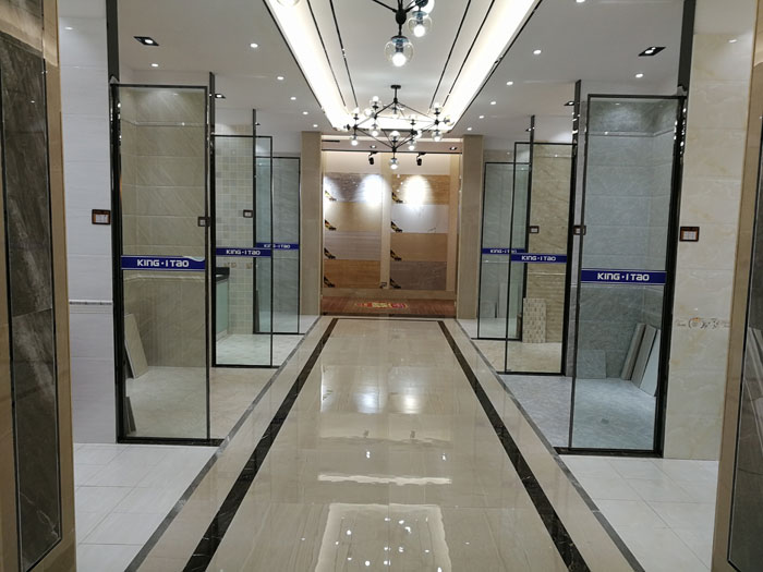 【实景案例】陶瓷一线品牌网信快3·(中国游)官方网站瓷砖沉庆垫江200方专卖店鉴赏
