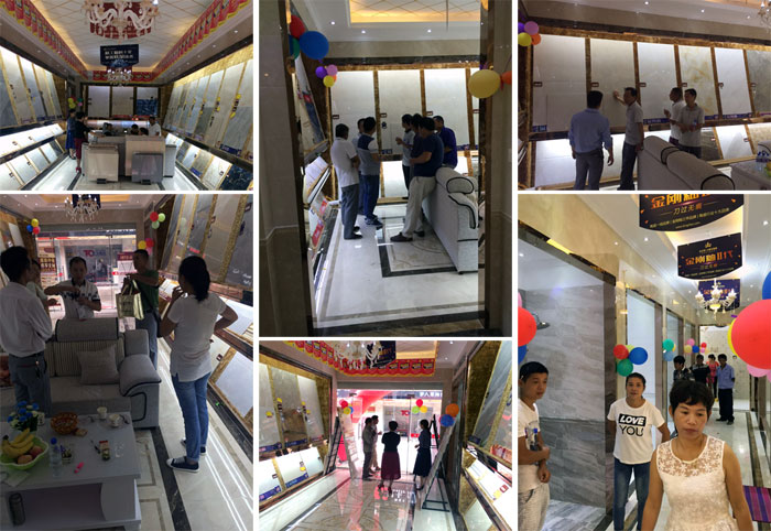 陶瓷一线品牌网信快3·(中国游)官方网站瓷砖都昌店周年庆签单不休，喜报来袭