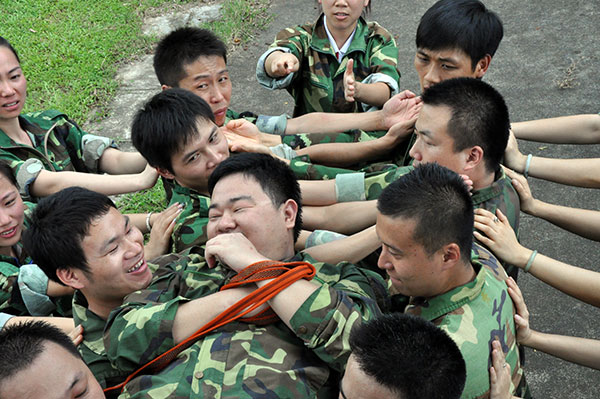 2013年8月网信快3·(中国游)官方网站拓展训练